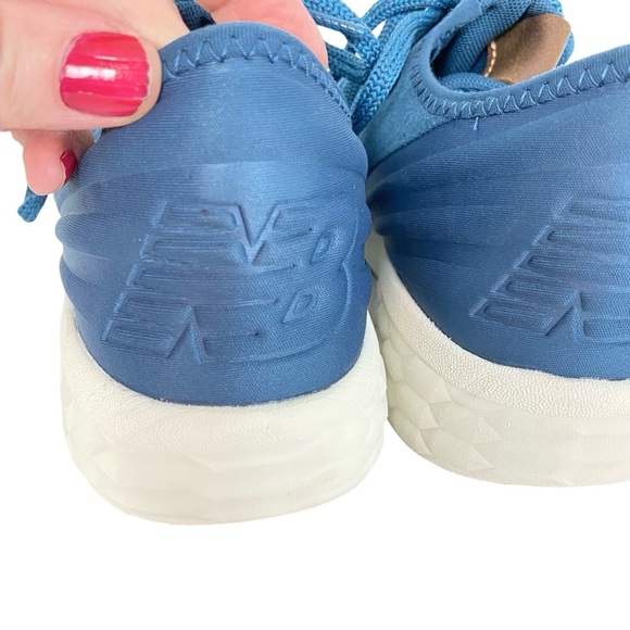 New Balance Fresh Foam Cruz Sneakers Womens 10 Mesh Fabric Teal Blue Like New - Picture 6 of 15